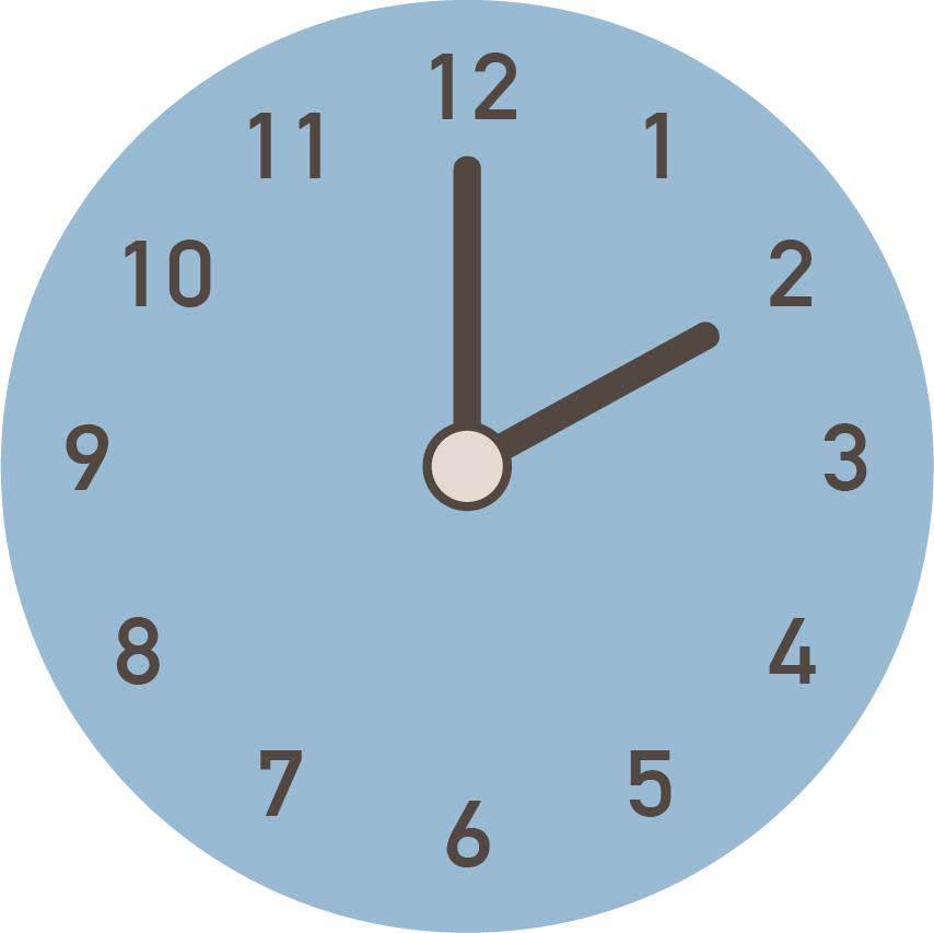時計 深夜2時